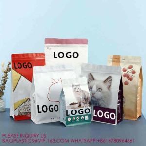 Customized Printing Slide Zipper High Quality Block Bottom Zipper Pouch Avocado