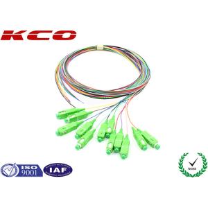 SC/APC Fiber Optic Pigtail Single Mode 9/125 0.9mm 1.0m LSZH