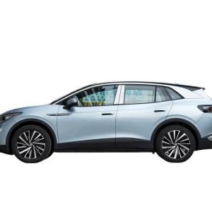 Volks-wagen ID4X PRO, the cheapest in stock, has a endurance of 555KW. White,