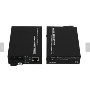 Cheap 100M single Fiber Ethernet Media Converter with external power supply for sale