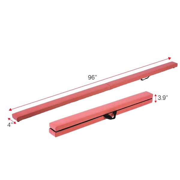 Quality 7' Sectional Gymnastics Floor Balance Beam Skill Performance Training Folding For Young Gymnasts, Cheerleaders, & Martia wholesale