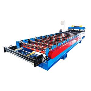 GI PPGI Steel Glazed Step Tile Roll Forming Machine 15-20m/Min