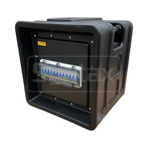 Syntax MD1 Three Phase 4P 32AMP HDPE Portable Distribution Box IP67 With 12 Nos