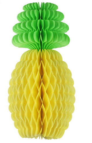 Paper Crafts,Paper Honeycomb, Beehive, Pineapple, Paper fruit， Hotel Lobby Scene Decoration, Event Celebration Ornaments