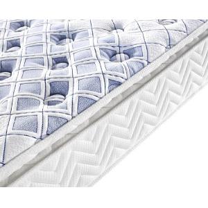 Compress And Roll Up Memory Foam Queen Pocket Coil Spring Mattress