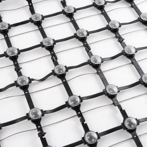100mm Pixel Pitch Full Color Flexible LED Mesh Screen for Hanging Installation