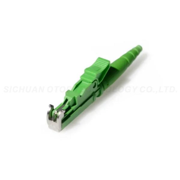 Quality E2000 Fiber Optic Connector Green Color 125.0+1/-0um For FTTH / FTTB wholesale