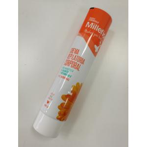 Standup Cap Empty Laminated Aluminum Toothpaste Tube Customized Length