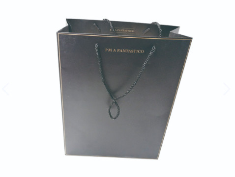 Quality Branded Gift Packing Bag For Clothes Paper Bag With Rope Handle wholesale