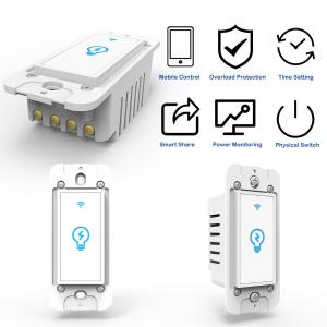 FCC And ETL Certificated Wall Wifi Remote Control Switch With LED Indicator