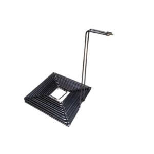 China 100m3/h Spiral Coaxial Heat Exchanger For Air Conditioner on sale