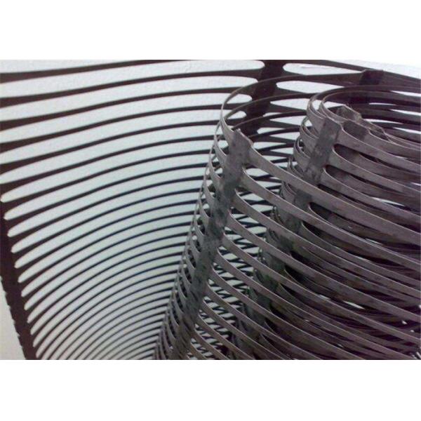 Reinforce Foundations Black Polypropylene Uniaxial Plastic Geogrid