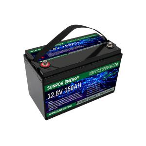 12 Volt Lithium Iron Phosphate Deep Cycle Battery Rechargeable