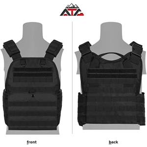 Plate Carrier Tactical Vest Custom Gun Bag With Magazine Pouches Attachments 3D