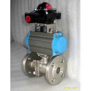 XQF-2T Single Electric Control, Spring Return Pneumatic Ball Valve For High