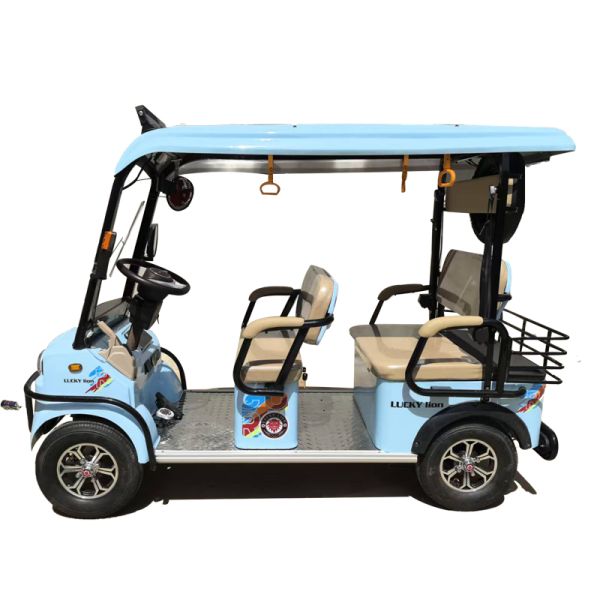 Pioneer 4-Seat Capacity Electric Passenger Tricycle with 1200W Motor and Compact