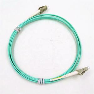 OM3 50/125 Fiber Optic Patch Cord , Multimode SC To Lc Fiber Jumper Low Loss
