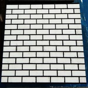 China CN Backed Alumina Ceramic Liner Cylinder Hexagonal Rubber Ceramic Lining on sale