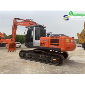 SAA4d102e-2 Engine Hitachi ZX 200 Used Excavator Works Perfectly with Few