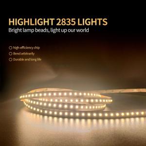 China Low Voltage 24V 2835 LED Strip for Hotel Lighting Bathroom Mirror Lighting on sale