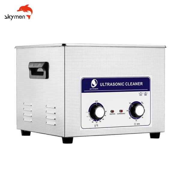 15L Ultrasonic table Cleaning Machine with mechanical timer for Nozzle Cleaning and Car Parts