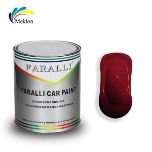 Durable Auto Base Coat Paint UV Resistant Multifunctional Briliant Red