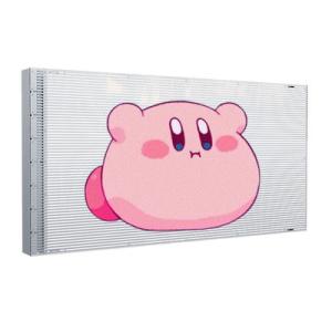 P6 Adhesive LED Film Display Rear Service 3.5KG/SQM For Window Advertising