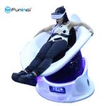 Double Seats Arcade Game VR Slide / VR Shooting Machine With Two Egg Cabins