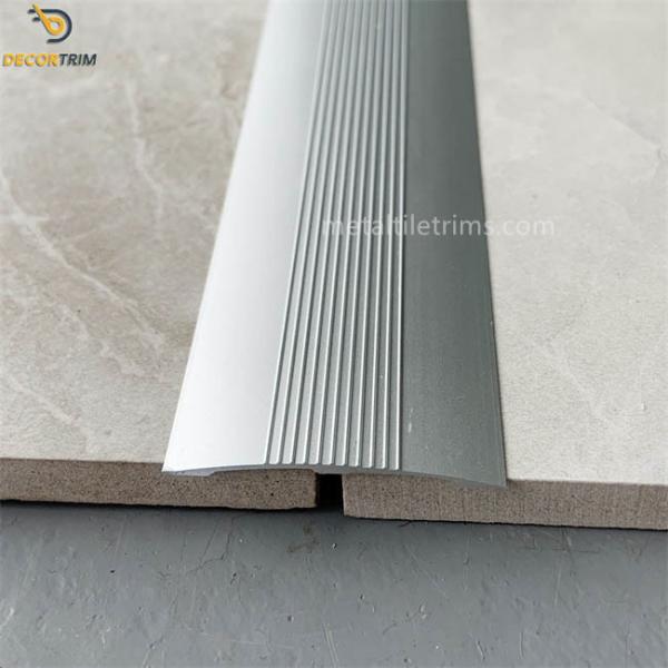 Quality Decorative Floor Transition Strip , Matt Silver Tile To Tile Transition Strips wholesale