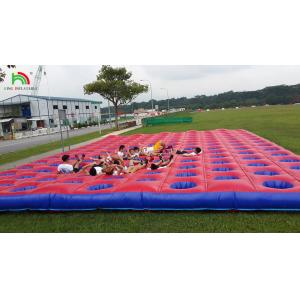 Competitive Challenge Inflatable Bounce Obstacle Course PVC Mattress Running