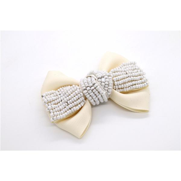 Quality Ribbon coloured bow-tied shoe flower,Handmade footwear ornaments and flower Thread ribbon Beige ,white,black,red ,blue wholesale