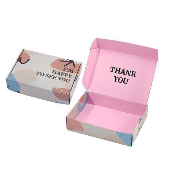 Custom Order Accepted E-commerce Paper Box Packaging with Paper Card and Tissue