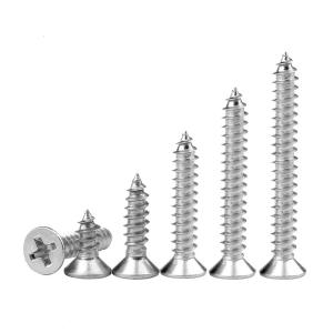 Self Tapping Phillips Drive Screw M1.7 M2 M2.5 M3 M4 Corrosion Proof Screws