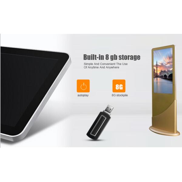 43inch Special stand HD vertical screen USB Kiosk Digital Signage display advertising totem