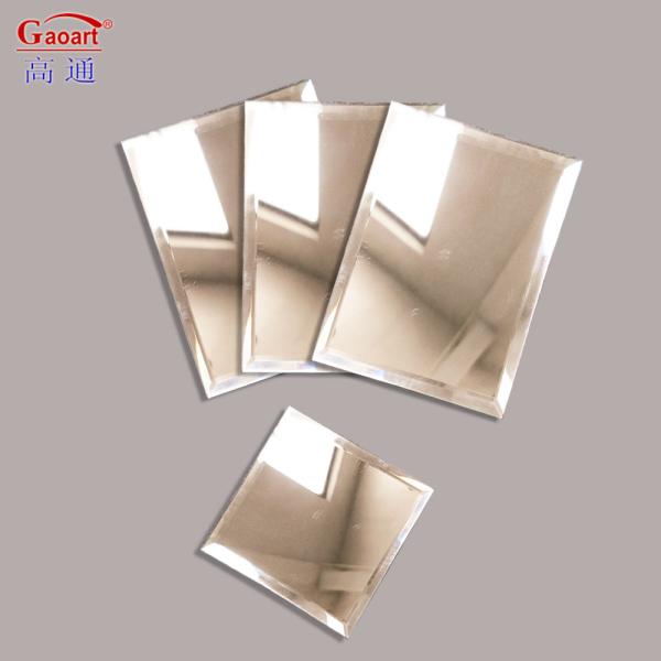 Wall Mirror Without Frame Large Full Length Adhesive Wavy Bedroom Mirror for