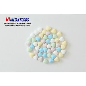 0.7g Fruit Flavor Sweet Breath Mints Textured Triangle Candy Shape