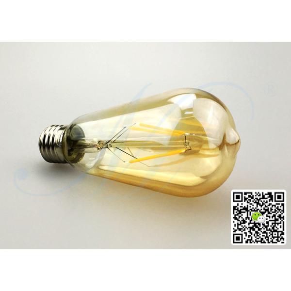 CE RoHS FCC SAA Approved High Quality ST64 Edison LED Bulb E26 E27 B22 4W AC220-240V Shop Light Warm White Cold White