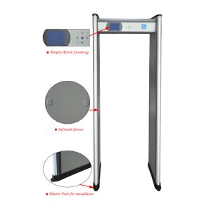2022 best-selling models walk-through metal detector door 6 zones 99 sensitivity