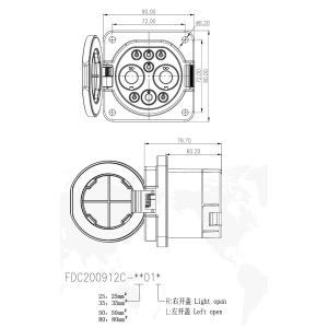 GB/T Standard IP54 Touchproof EV Charger Connectors With Emi Shielded