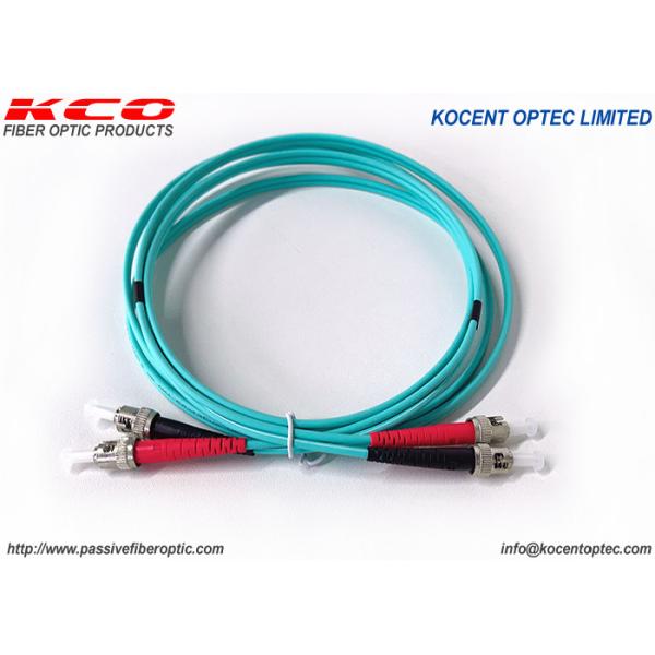 ST Connector Fiber Optic Patch Cord with 0.35dB Insertion Loss and 45dB Return