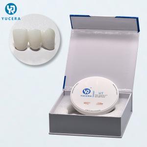 CAD CAM Compatible 98mm 49% Ultra Translucent Zirconia Blocks