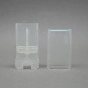 Cheap Translucent Lip Balm Tube Plastic Deodorant Oval Bulk Chapstick Tubes for sale