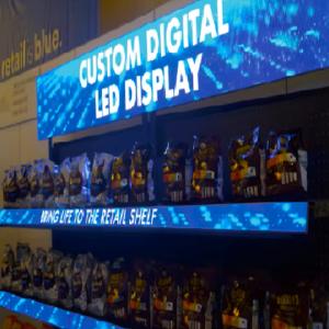 24V Supermarket Electronic Shelf Led Display Screen 480x60mm OEM