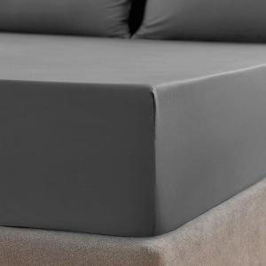 200TC Cotton Bed Sheet Set with Deep Mattress Pockets All-Season Full Length