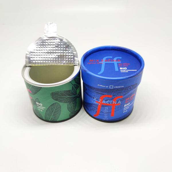 Quality Round Cylinder Paper Packaging for Cookies Toys T-shirt Socks Underwear Hand Sealing Tube With Hands Sealed Buckle Bottom Composite Cans wholesale