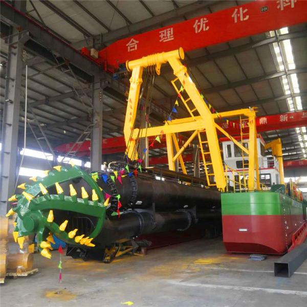 Diesel Engine Amphibious Cutter Suction Dredger with Hydraulic Winch and Spud