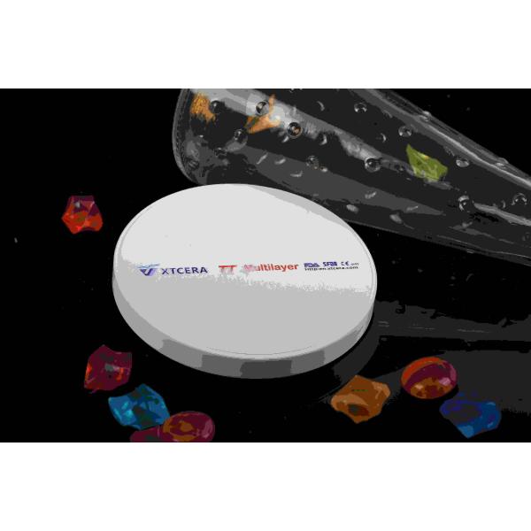 CAD CAM Milling 1250HV 100μg/m² Dental Zirconia Block