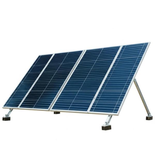 Customized Solar Panel Ground Mounting Systems with Tilt Angle 0-60 Degrees and