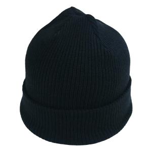 China Female Soft Wool Oversized Knit Beanie Hats Solid Crochet Beanie Cap Black Gray on sale