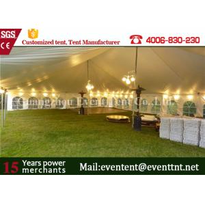 Square Solar Second Hand Marquee Tent , Heavy Duty Gazebo Canopy For Outdoor